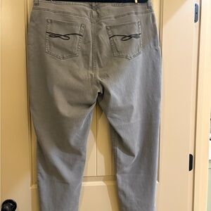 Style & Co. Gray Straight Leg Pants